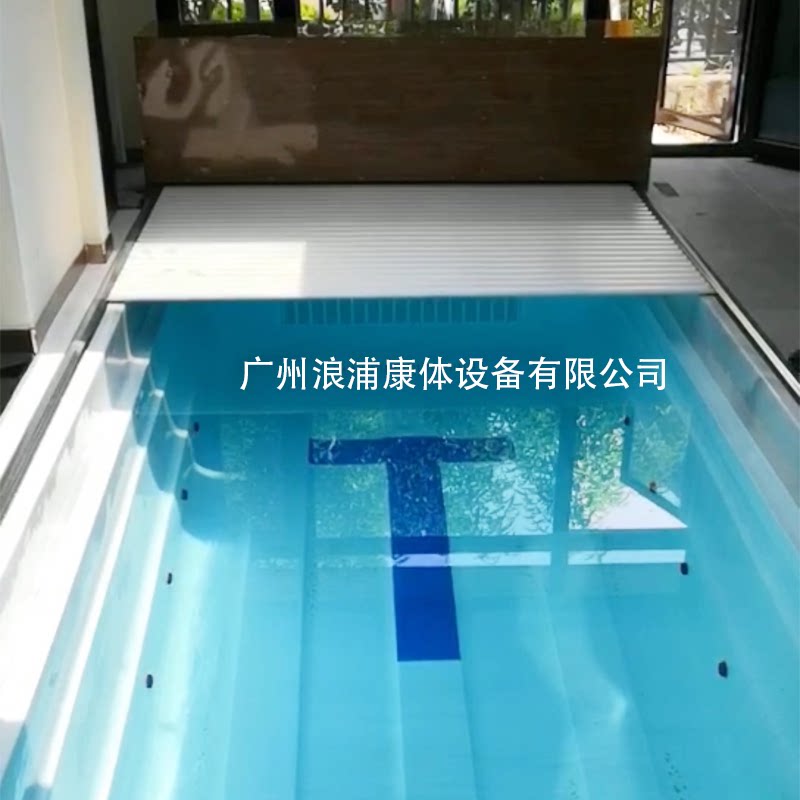 Aluminum alloy roller shutter cover for swimming pool Fully automatic mobile cover Finished swimming pool cover Villa home swimming pool