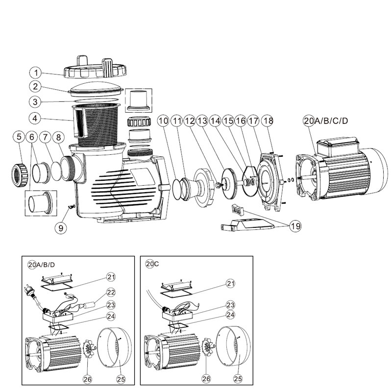 EMAUX willpower ten thousand see EPH water pump circulating water pump accessories