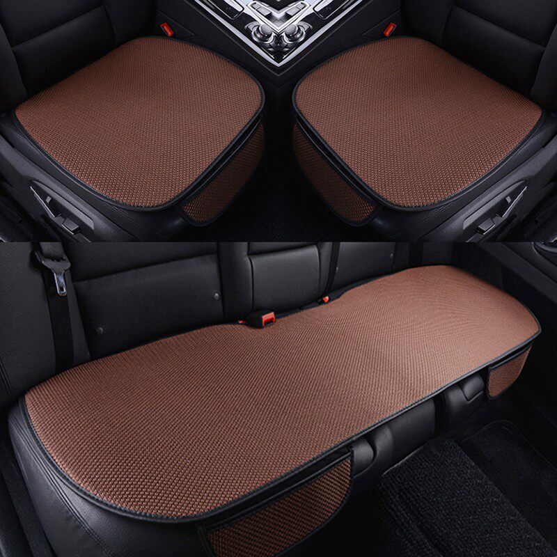 Summer Ice Silk Car Cushions Summer Monolithicless three sets of cool individual single seat cushions breathable Four Seasons