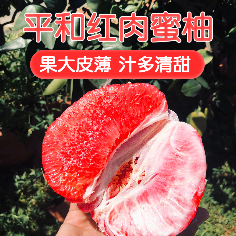 产地直发 福建平和琯溪 红心蜜柚 净重8.5斤 天猫优惠券折后￥24.8包邮（￥39.8-15）