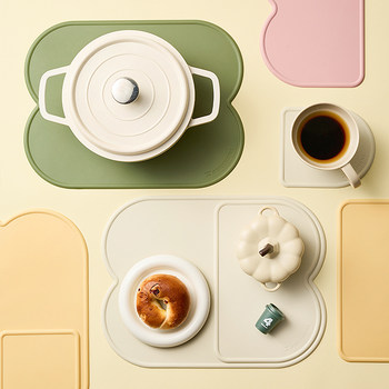 Mili fengwu western restaurant placemat silicone anti-scalding and anti-slip