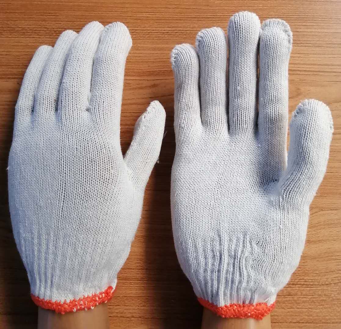 Shengyuan 400g Red side fine yarn gloves white cotton yarn points fingers Universal full 120 Double offers 780 Double every big bag