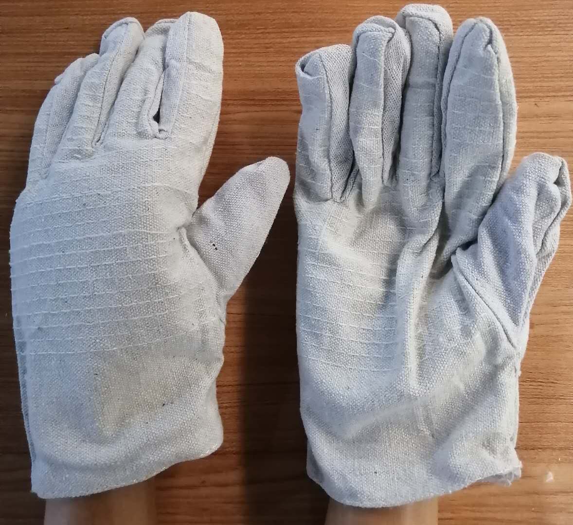 24 line double layer full lined gloves white fingers wear insulation general 120 double discount 700 double pack