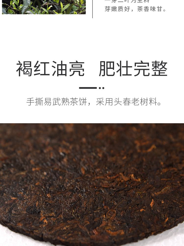 【康乐】易武普洱茶熟茶手撕饼100g