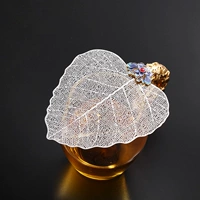 Серебряный огонь лотос лист бодхи