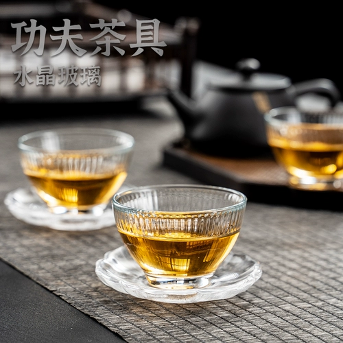 Чайная чашка, стеклянный комплект, чай, мундштук, чайный сервиз с аксессуарами, увеличенная толщина