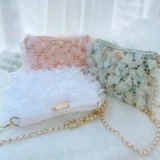 Тканая сумка Эми ручной работы в стиле ретро, сетчатая шерстяная сумка «сделай сам», материал Laoshu Xiaoxiang, косой подарок на одно плечо