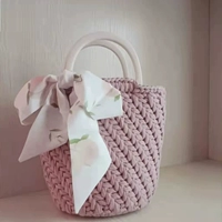 Древняя порошковая сумка для коричневого дна