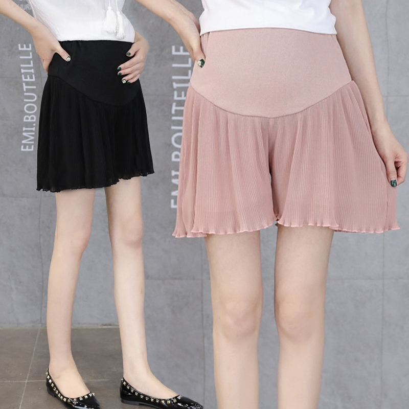 Broad - legged shorts in summer wear snff shorts and mild - legged shorts during pregnancy