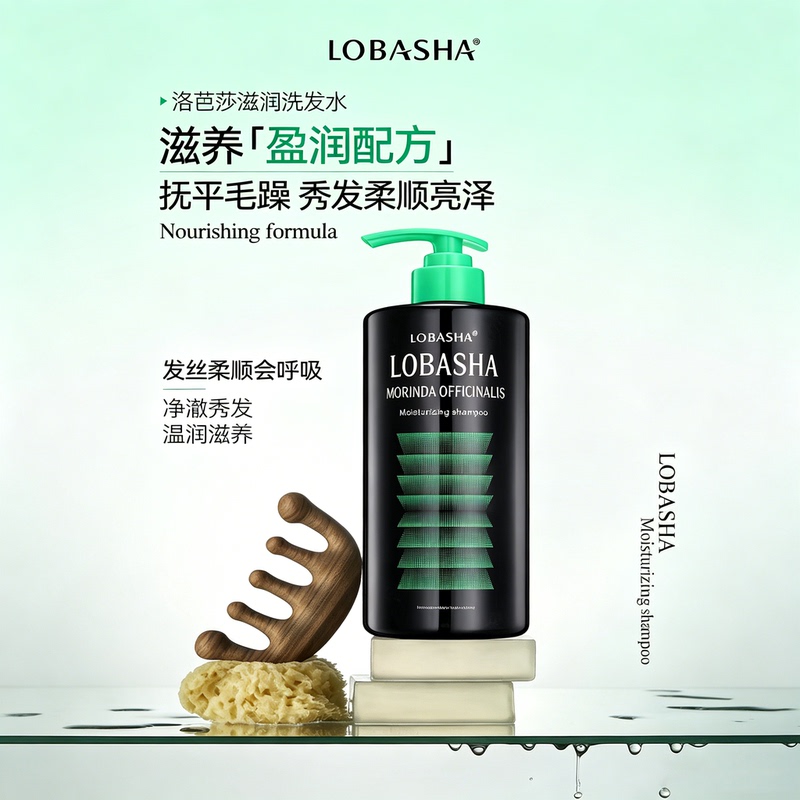 Lobasha British Imported Sea Buckthorn Fruit Moisturizing Shampoo Improves Split Ends, Dryness and Frizz, Care Set Lobasha British Imported Sea Buckthorn Fruit Moisturizing Shampoo Improves Split Ends, Dryness and Frizz, Care Set