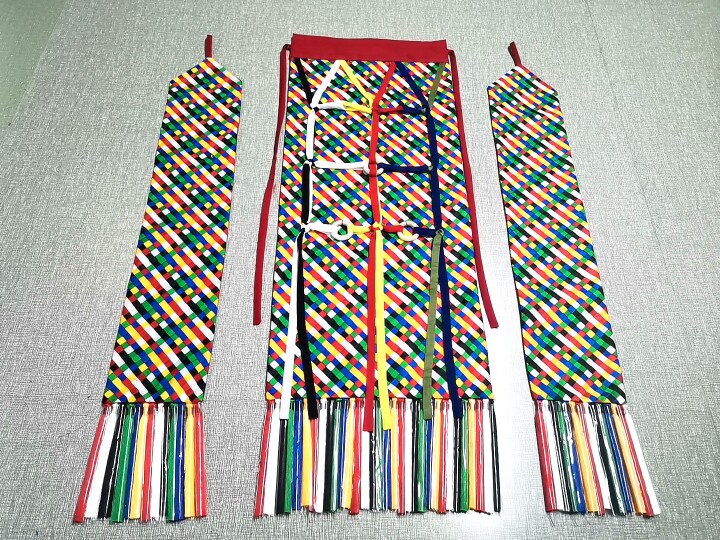 【行志堂漢服】明代の綿服（儀式用のローブ）、ザイイー（皇帝のローブ）、チャオフ（宮廷のローブ）、ジフ（犠牲のローブ）、ホウショウ（背中の帯）、ダショウ（大きな帯）、シャオショウ（小さな帯）、手織りの唐時代のスタイルを復元しました。