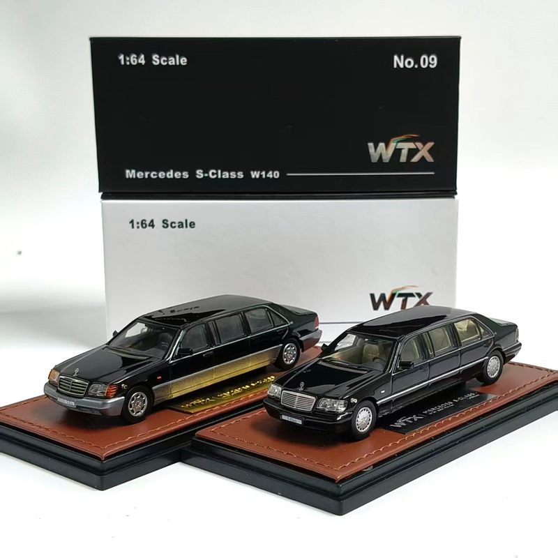 In Stock Wtx 1:64 Tiger Head Mercedes-Benz Pullman 600Sel Extended Edition W140 Concierge Alloy Car Model In Stock Wtx 1:64 Tiger Head Mercedes-Benz Pullman 600Sel Extended Edition W140 Concierge Alloy Car Model