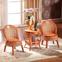 Rattan wood Gongfu tea chair Rattan chair Leisure chair Garden outdoor Rattan art tea chair Rattan woven chair Rattan small chair