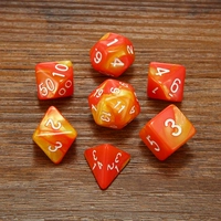 Красный и желтый цвет много -заполненный цвет 7 капсул