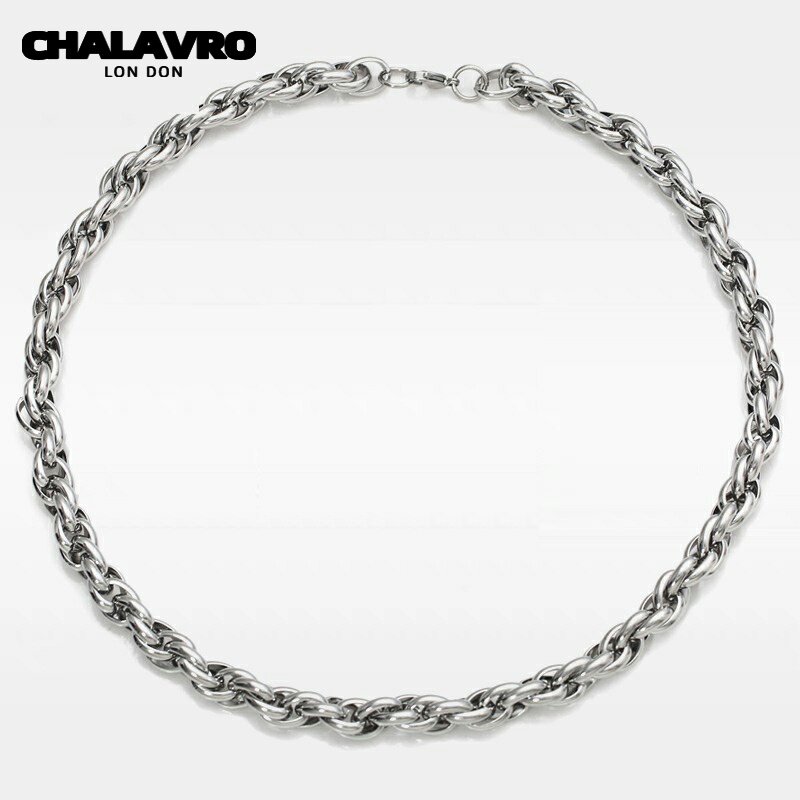 Cuban Chain Necklace Light luxury niche Male Hip hop Female Chain Necklace Twist Cuban Necklace