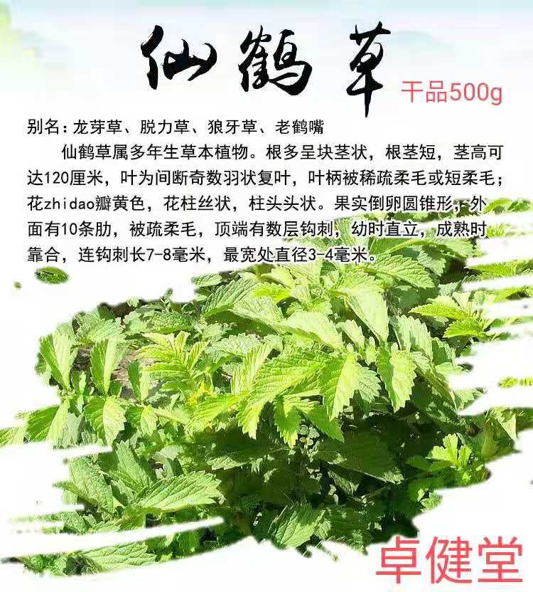 2021 wild new stock Fairy Crane Grass 500g Herbal Medicine Wolf Tooth Grass Fresh and dried Herbal Medicine Dragon Bud Grass