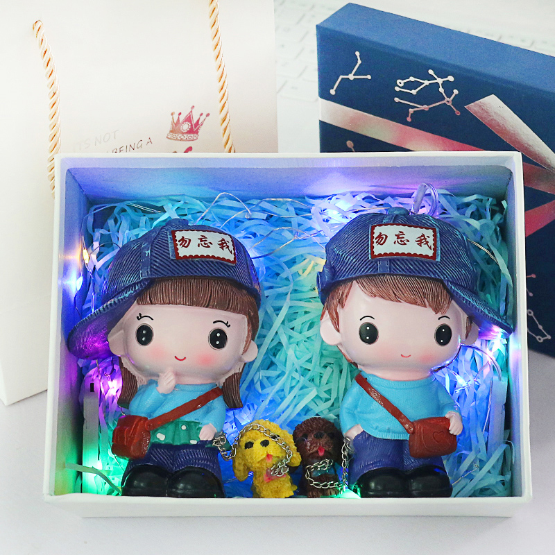 Tanabata Valentine's Day birthday gift cute girl send boys and girls friends girlfriends wife couple cheap small gift