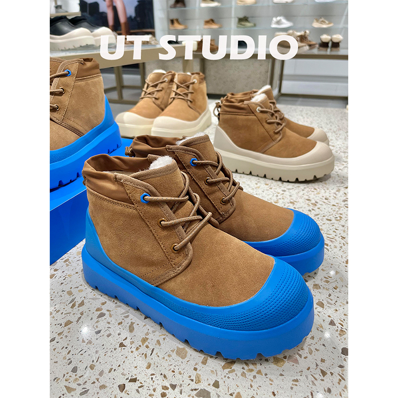 Women's Snow Boots for Autumn and Winter, Thick-Soled, Same Style as Wang Yibo, Couple's Leather and Fur Integrated High-Top Tasman Men's Shoes 1143991 Women's Snow Boots for Autumn and Winter, Thick-Soled, Same Style as Wang Yibo, Couple's Leather and Fur Integrated High-Top Tasman Men's Shoes 1143991