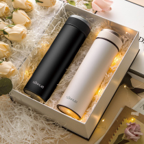 Couple thermos female pair company annual Meeting Christmas gift creative personality custom high-grade portable water cup
