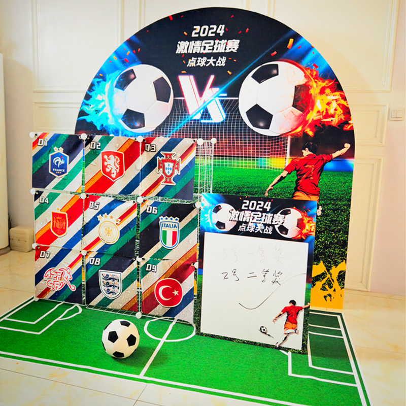 Football Decoration Game Props Signboard Background Wall Interactive Kt Board Supplies Lottery Shop Bar Atmosphere Arrangement
