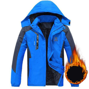 男女秋冬季加绒夹克休闲登山服防风冲锋衣