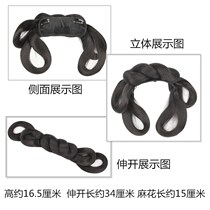 Hair Stirrup Ancient Style Ancient Wind Hanfu Wigs Simple Sloth Person Hair Bag Convenient Hair-style Hair Style hair style Hair Style