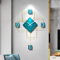 Nordic light luxury wall clock Living room modern simple fashion trend clock Art decoration watch personality creative wall hanging