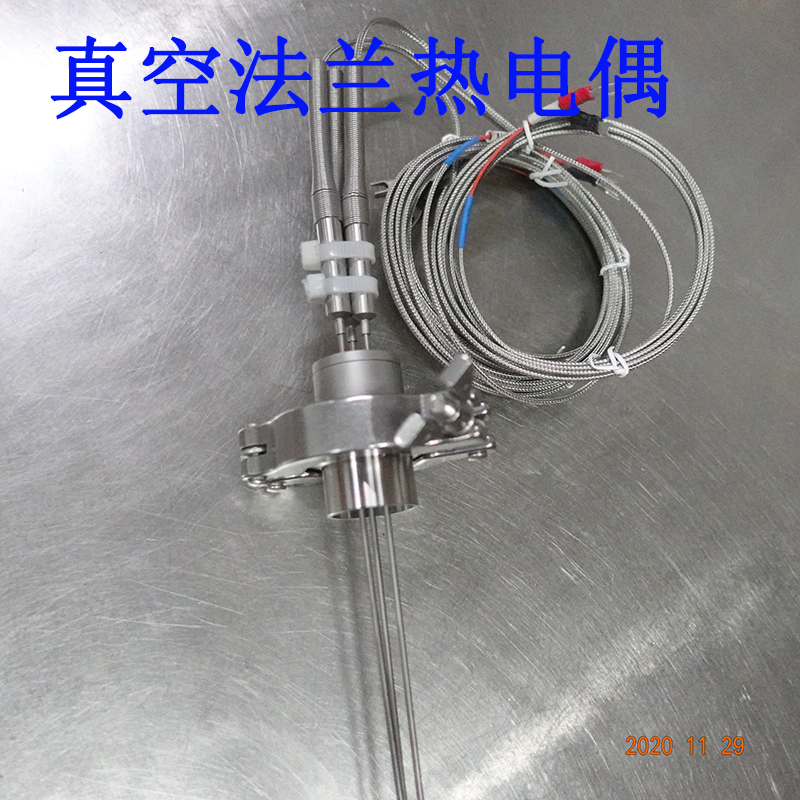 K-type vacuum thermocouple vacuum special feed-through flange KF16KF25KF40KF50 multi-group thermometric sensor-Taobao