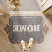 European high-grade entrance door mat American door mat good cleaning rub soil absorbent foot mat light luxury wind carpet