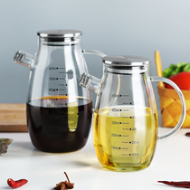 bincoo glass oil pot leak-proof oil tank vinegar pot household kitchen supplies European soy sauce vinegar seasoning oil bottle