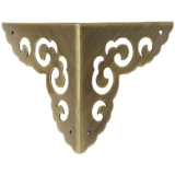 Антикварный медный аксессуар для сумки, латунная классическая лента, коробка, коробочка для хранения, накладки на углы, китайский стиль