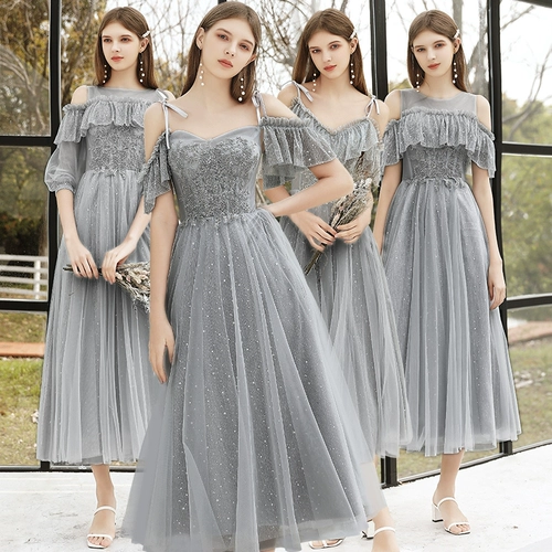 Платье подружки невесты, вечернее платье, длинная летняя юбка, 2021 года, по фигуре