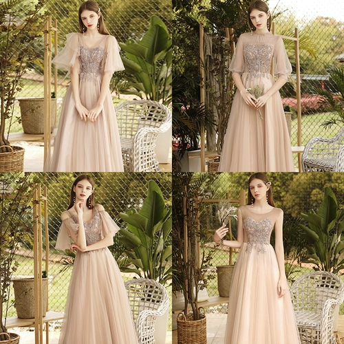 Платье подружки невесты, летнее вечернее платье для школьников, элитная юбка, коллекция 2021