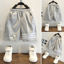 Boy Summer Clothing Shorts Summer Boy Pants Children Thin sports pants Children loose outside wearing midpants Chaoboobies