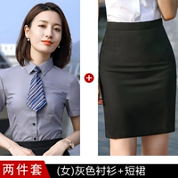 Рубашка, мини-юбка