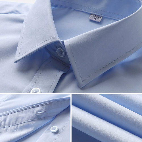 Рубашка подходит для мужчин и женщин для работы, пиджак классического кроя, комплект, короткий рукав