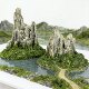 Miniature Simulated Rockery Model, Mountain Sand Table Model, Landscape Scene Production, DIY Handmade Materials, Stone Model