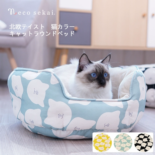 Кот мир северный кот цветок цветок кошачий кошка кровать кота кошачья подушка зима теплое кошка Запад