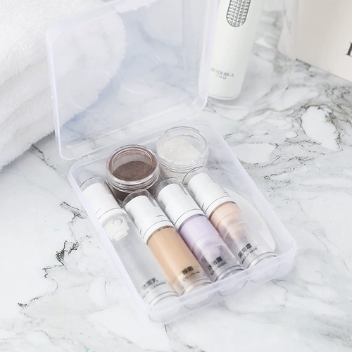 Портативная бутылка для путешествий, комплект для ухода за кожей, тональный крем, база под макияж, лосьон, распылитель, пробник