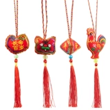 Фестиваль лодок-драконов ткань тигр зодиакальные украшения благословение сумка кулон этнический стиль готовый продукт маленький пакетик с рисовыми пельменями пакетик мешок Ханфу подвесной