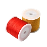 Плетеный браслет из красной нити ручной работы, ожерелье, браслет на ногу, бусины из нефрита, подвеска, DIY