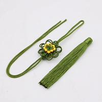 Набор военных зеленых (хитзантеемный узел+военный зеленый автомобиль, висящая борода)