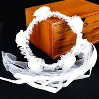 Человеческая голова для взрослых, белый ободок