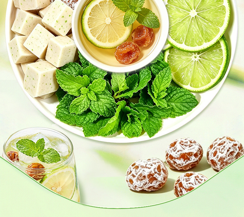 Plum Amla Mint Fruit Tea Bags 200g Cold Brew Summer Refreshing Blend key features