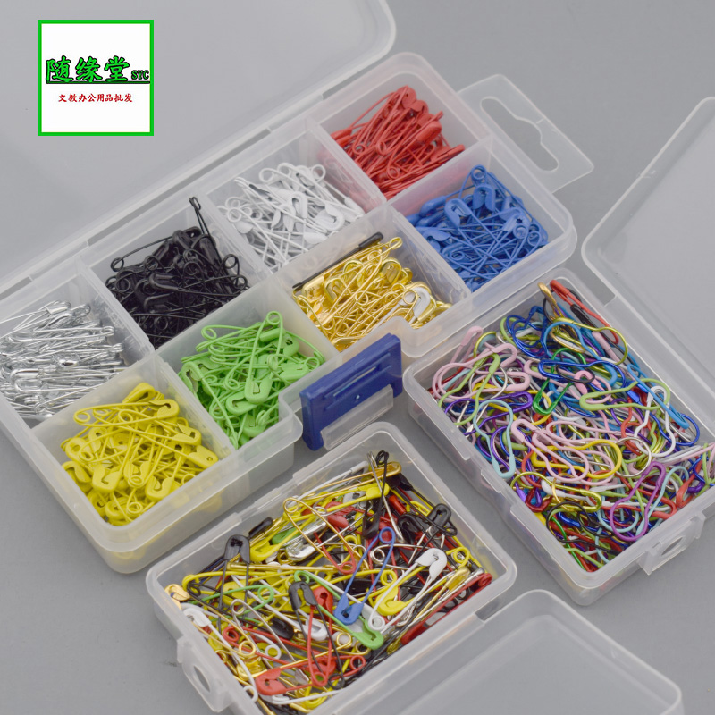Color pin small safety pin children's clothing safety buckle pin tag hanging rope fixed small pin gourd type