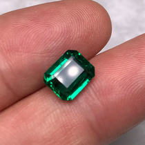 Walton Green Progenitor Green Bare Stone 2 12 Carat Glass Body Strong Electro-Optic Green Natural Color Treasure Ring Custom Ring