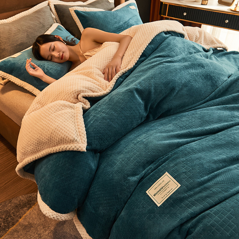 Antarctic quilts are thickened and warm in winter, spring, autumn and winter single student dormitory quilt core quilt cover removable and washable quilt