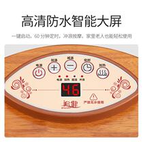 Foot bath barrel oak foot bath foot bath fully automatic massage heating constant temperature electric foot massage machine household appliance wooden barrel
