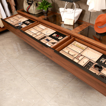 Hand jewelry jewelry storage box drawer style custom cloakroom wardrobe earrings necklace stud earrings jewelry packing box