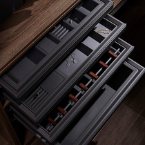 Wardrobe basket drawer type jewelry box light luxury cloakroom wardrobe telescopic pants rack multifunctional hardware storage household